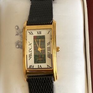Limited edition Ammolite watch from Korite Canada, Vintage 1990 Original papers